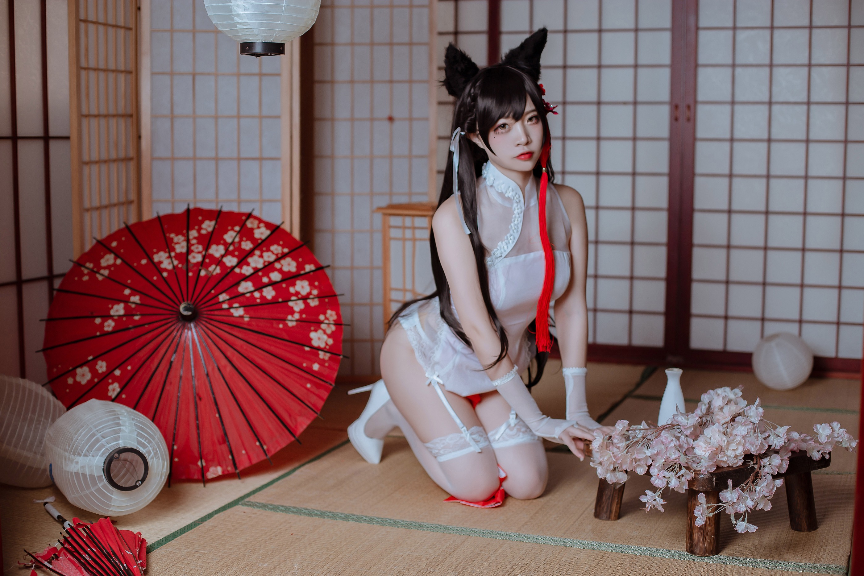 图片[1]-二佐Nisa – NO.193 犬之眷 碧蓝航线 爱宕 旗袍[18P]-XikXak